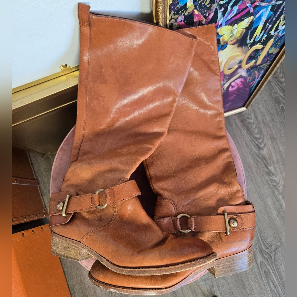 WHISKY BROWN COACH RIDING BOOTS 🐎 - Picture 12 of 16